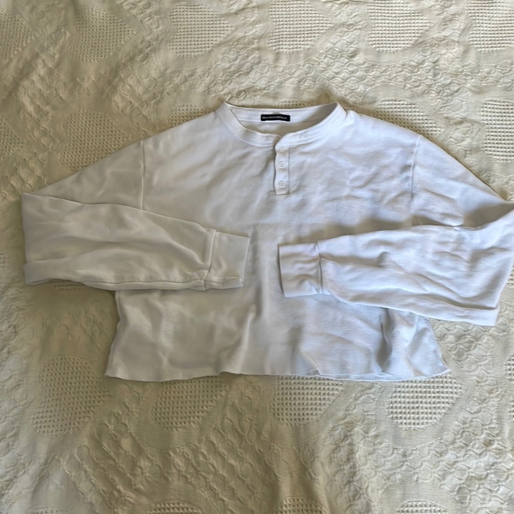Brandy Melville allie thermal top